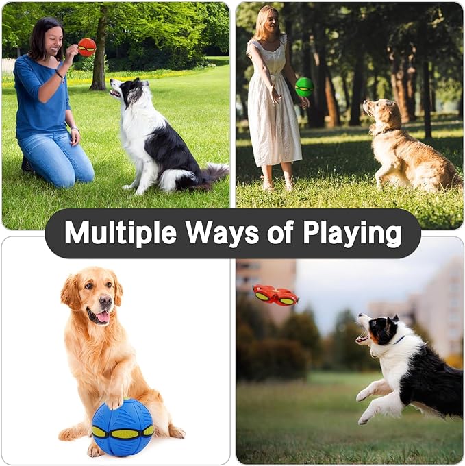 Pet Toy Flying Saucer Ball For Dogs.