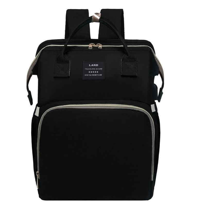 Black Backpack Diaper Bag