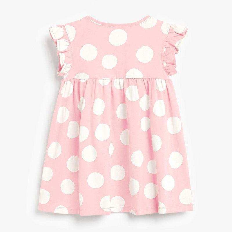 Baby Girl Polka Dot Dress | Girl Pink Polka Dot Dress | JoiKids