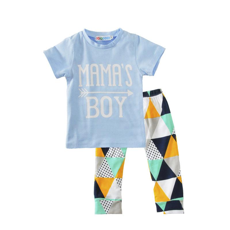 Pajamas Set For Baby Boy | Mamas Boy PJ Set | JoiKids
