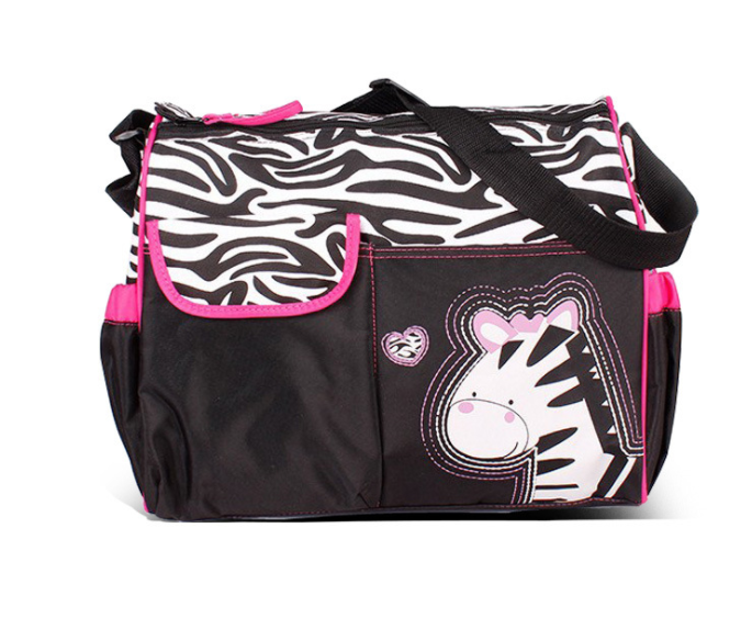 Diaper Shoulder Bag | Baby Zebra Diaper Bag | JoiKids