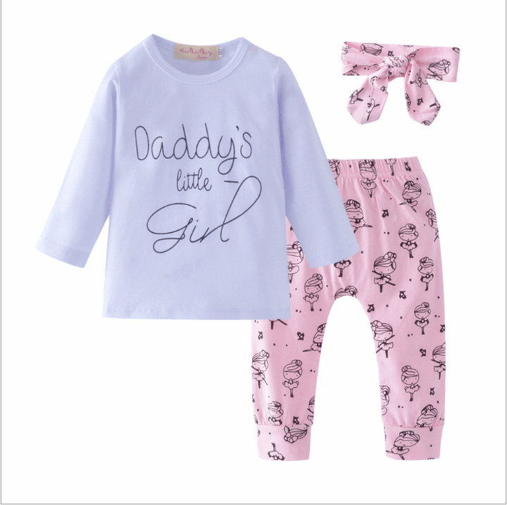 Infant Girl Clothes | Daddy's Girl T-Shirt Set | JoiKids