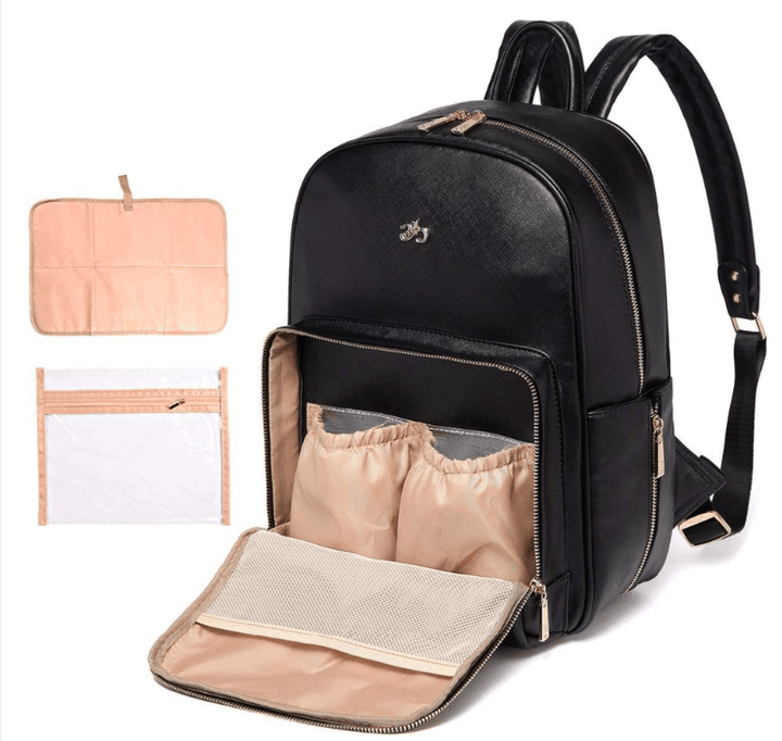 Faux Leather Diaper Bag | Pu Leather Diaper Bag | JoiKids