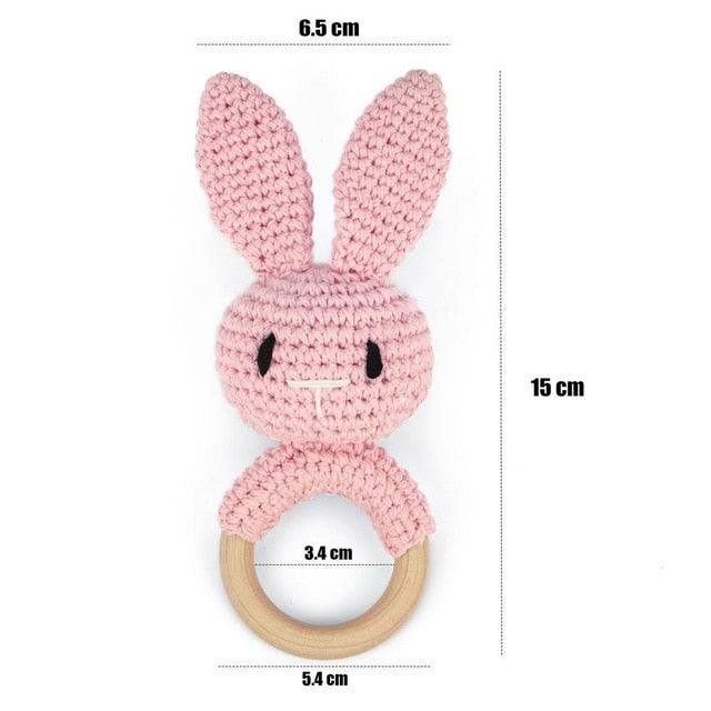 Rabbit Crochet Bracelet Teether - JoiKids.com