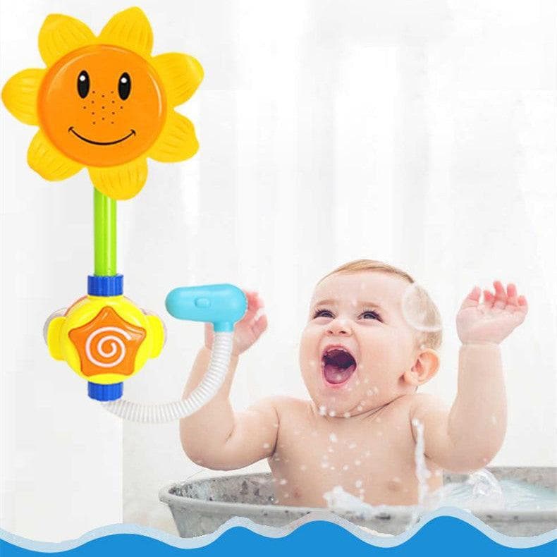 sunflower shower bath toy